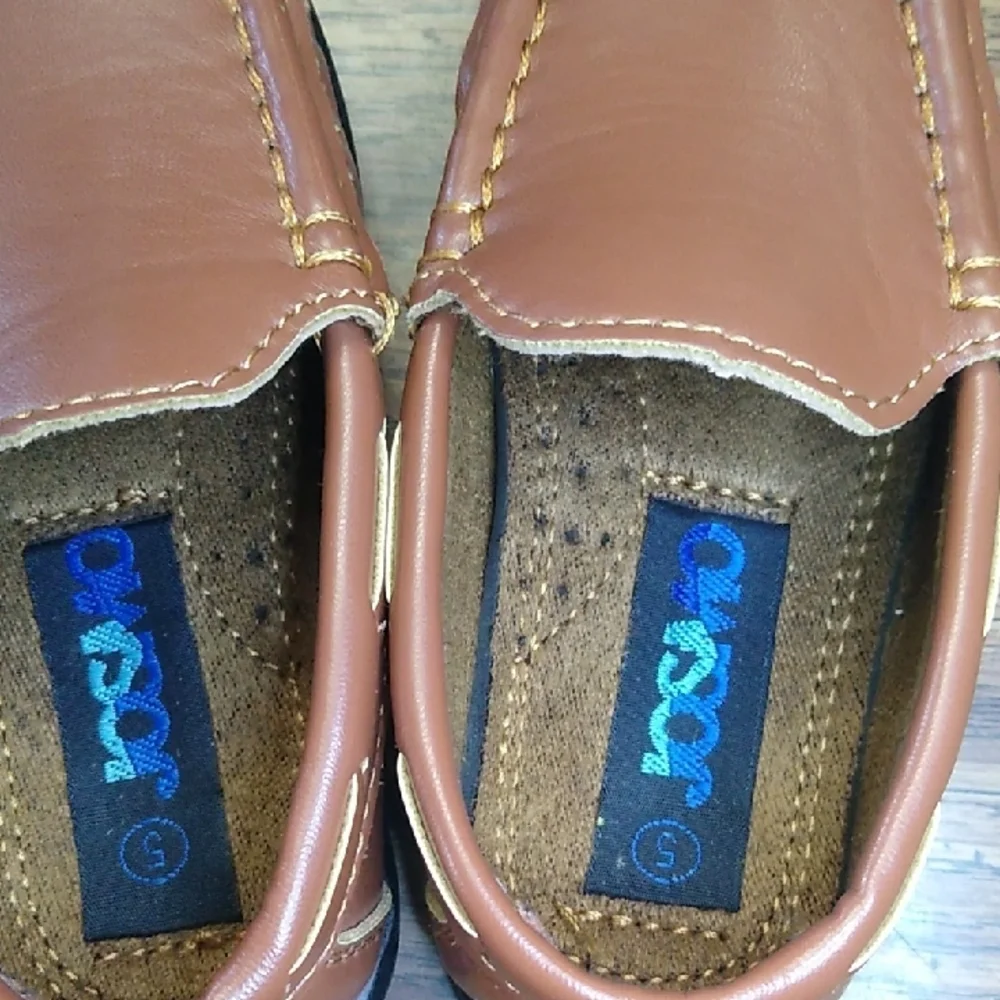 Classic Brown Kids Loafers